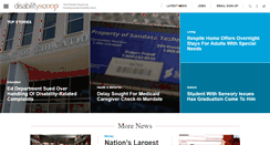 Desktop Screenshot of disabilityscoop.com